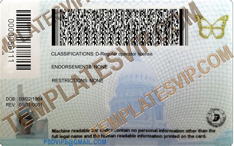 Idaho Id Drivers License Psd Template Download 2022 Templates