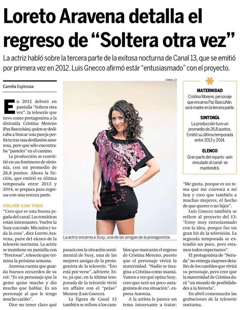 Chilean film and television actor. SOLTERA OTRA VEZ 3 | Loreto Aravena detalla el regreso de "Soltera otra vez" - Teleseries ...