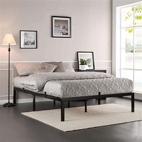 Buy Sandinrayli 14 Inch Platform Twinfullqueen Bed Frame Heavy Duty