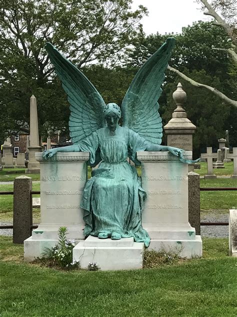 Newport Cemetery Angel Statues Cemetery Statues Cemetery Monuments