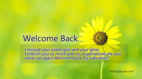 Welcome Back Quotes Shortquotescc