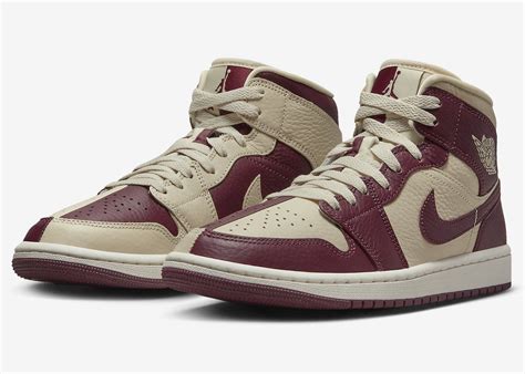 Air Jordan 1 Mid Split Beach Cherrywood Dr0501 200 Release Date