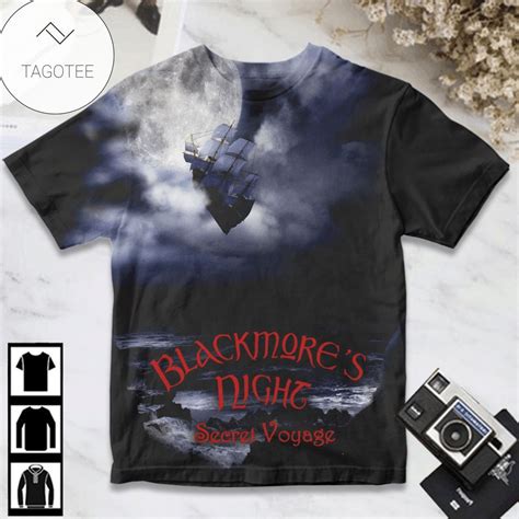 Top Selling Blackmores Night Secret Voyage Album Cover Shirt