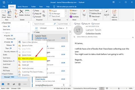 How To Keep Emails Unread In Outlook Pasadd