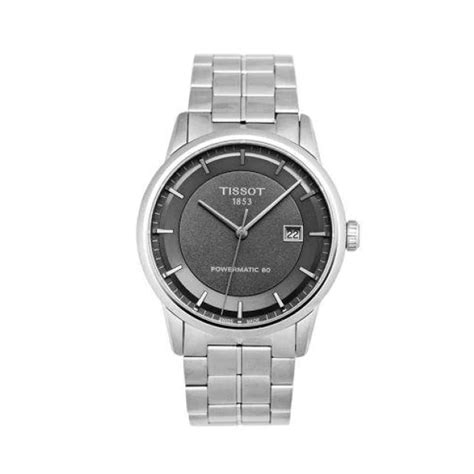 Мъжки часовници Мъжки часовник Tissot Luxury Powermatic 80 Anthracite