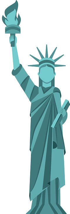 Statue Of Liberty Cartoon Stock Illustration Download Image Now Istock