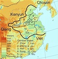 Eastern Zhou Dynasty Map