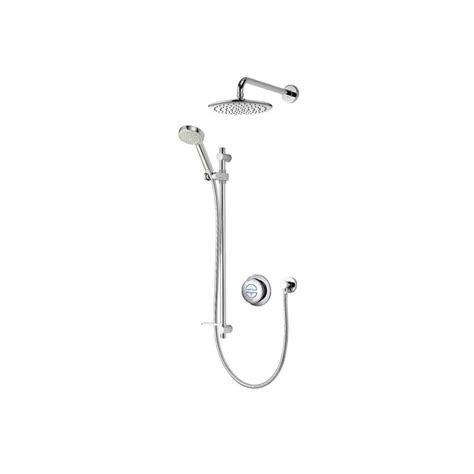Aqualisa Quartz Classic Concealed Shower With Wall Mounted Fixed