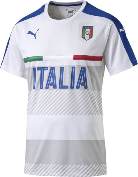 Als eine der großen europäischen fußballnationen bringt das italienische land jahr für jahr einige stars mit spannung warten die italienischen fußballfans auf das neue trikot für die euro 2020. Italien EM 2016 Aufwärm- und Trainings-Trikots ...