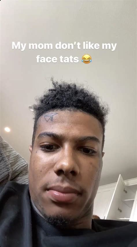 Blueface Got A New Face Tattoo Rblueface