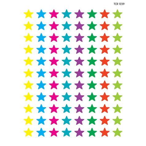 Teacher Created Resources Mini Stickers Stars Tcr1239 Teachersparadise