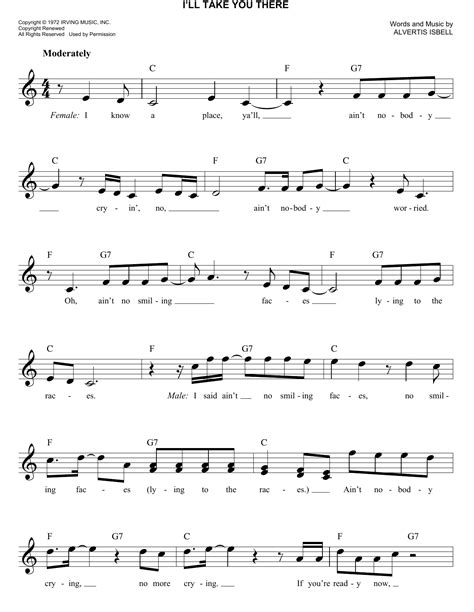 I'll Take You There | Sheet Music Direct