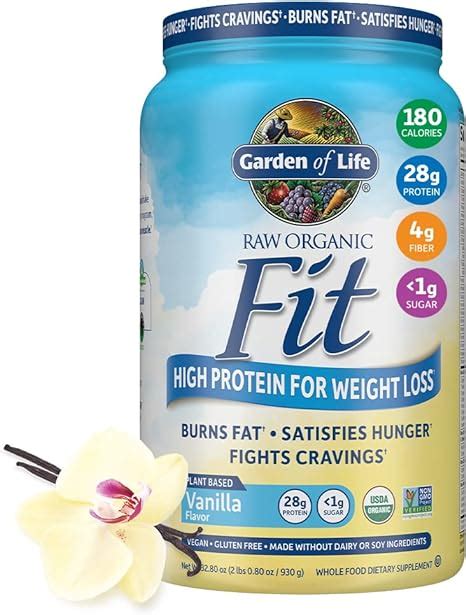 Garden Of Life Raw Organic Fit Vegan Protein Powder Vanilla 28g Plant