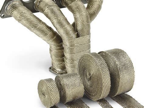 When wrapping the pipe, overlap the previous wrapped use the hose clamps to hold the exhaust wrap in place. How To Install Heat Wrap - KTeller
