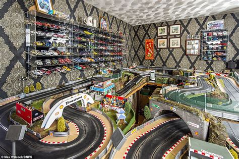 Warehouse Worker 53 Spends £10000 Building 165ft Scalextric Track At