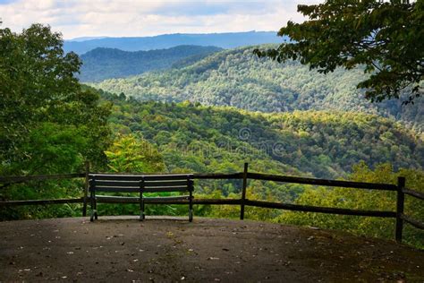 A Scenic Mountain Overlook In West Virginia Usa Stock Image Image