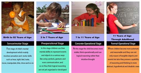 Stages Of Childs Cognitive Development In Piagets Cognitive