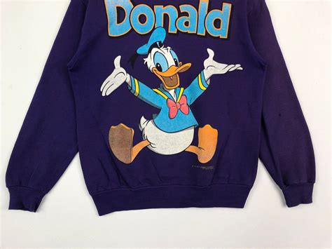 Vintage Donald Ducks Sweatshirt Full Print Crewneck Jumper Etsy