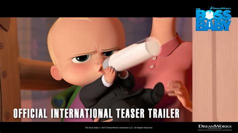 Dreamworks The Boss Baby Official International Teaser Trailer In Hd