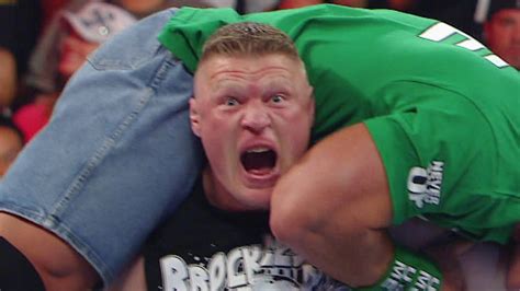 Photos Of Brock Lesnar S Wwe Return Confronts F S John Cena Pwmania