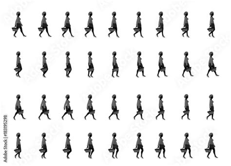 Shopping Girl Walk Cycle Animation Sprite Sheet Sprites Loop