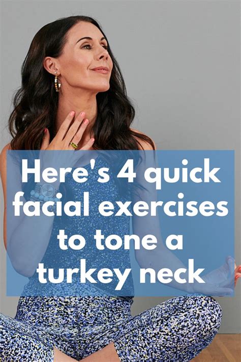 Tone A Turkey Neck With These Quick Facial Exercises Face Yoga Facial