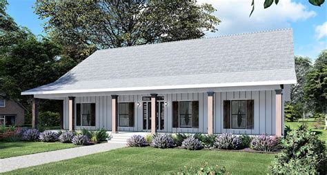 Farmhouse Plan With Two Master Suites And Simple Gable Roof 25024dh