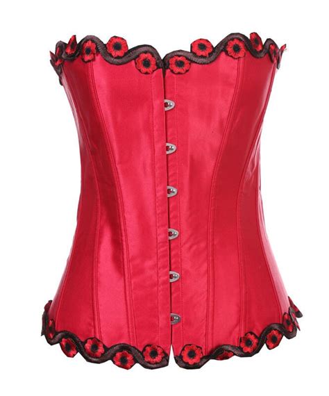 High Quality Red Corset Female Sexy Plus Size Lingerie Waist Trainer