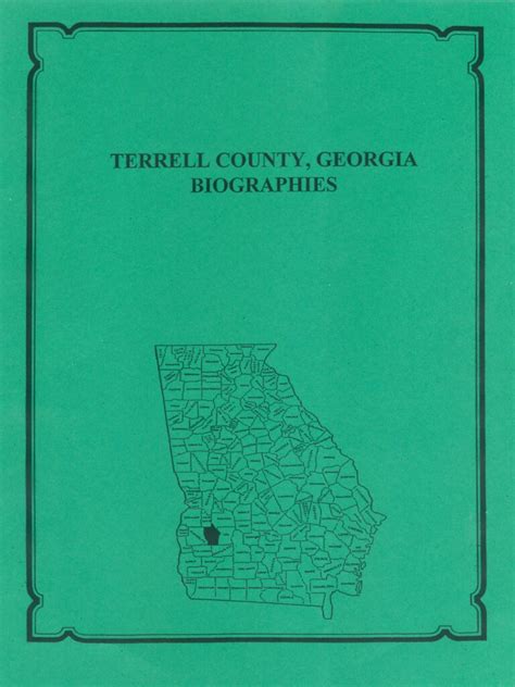 Terrell County Georgia History And Biographies Mountain Press And