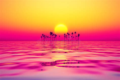 Purple Sunset Stock Image Image Of Islands Hawaii Over 41169115