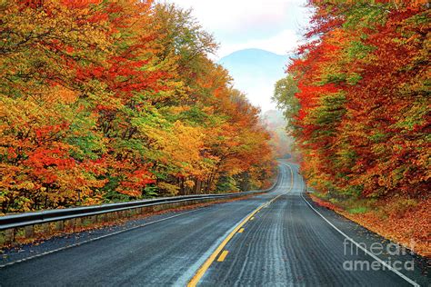 Autumn On The Kancamagus Highway In New Hampshire Photograph By Denis