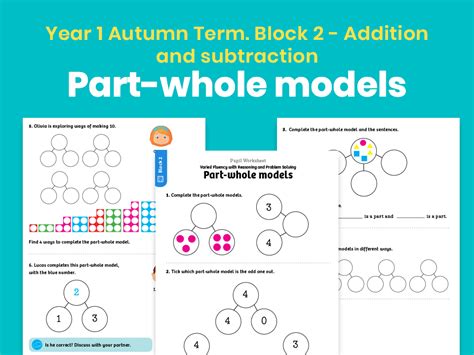 Y1 Autumn Term Block 2 Part Whole Model Maths Worksheets Teaching