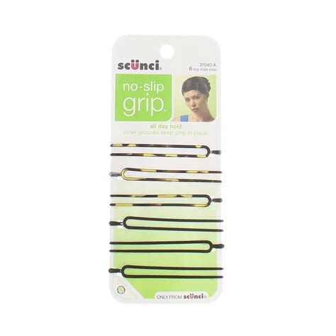Scunci No Slip Grip Hair Pins 6 Ct Beauty And Personal Care