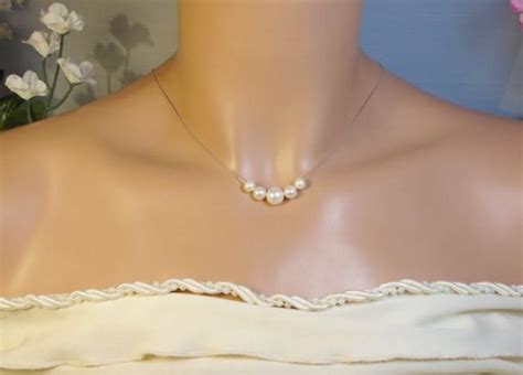 Pearl Necklace Aaa Freshwater Pearls Fine Sterling Silver Chain
