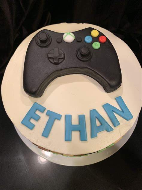 Gaming Cake In Buttercream With Fondant Controller Playstation Cake