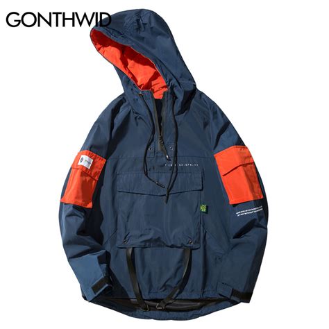 Zip hoodies generally feature two pockets for storage. Aliexpress.com : Buy GONTHWID Front Pocket Pullover ...