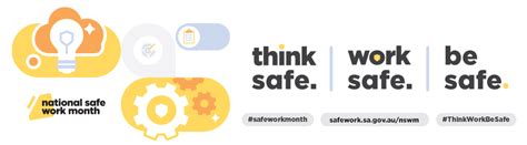 Think Safe Work Safe Be Safe National Safe Work Month Now Underway