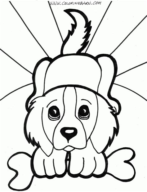 Pup Colouring Pages