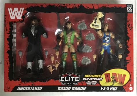 Wwe Elite Collection Raw 30th Anniversary Undertaker Razor Ramon 1 2