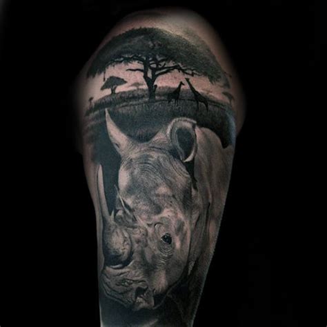 79 Tatouages De Rhinocéros Dessins Et Signification