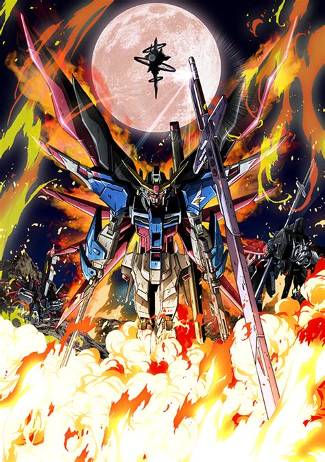 Gundam Seed Destiny Hd Remaster Blu Ray Box Reveals Art By Hisashi