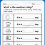 Science Weather Worksheet