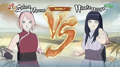 Naruto Shippuden Ultimate Ninja Storm 4 Sakura Vs Hinata Skins Naruto The Last Combate