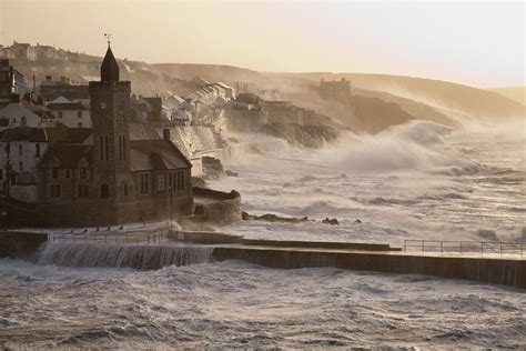 Porthleven Storm January 2014 Cornwall Guide