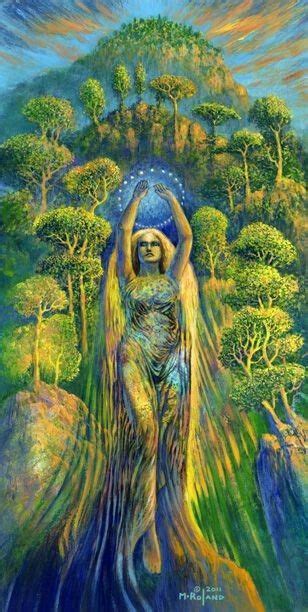 Gaia Gaia Goddess Nature Goddess Earth Goddess Mother Earth Art Psy