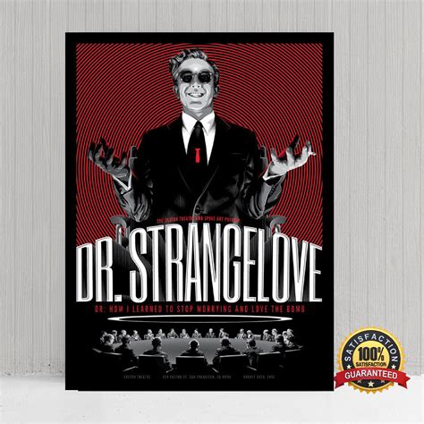 Dr Strangelove Film Poster Ohne Rahmen Dr Strangelove 1964 Etsy