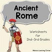 Ancient Rome Worksheet Packet for 1st-3rd Graders - Mamas Learning Corner