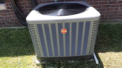 Heat pumps cost more while having lower reliability because they run year round. Rheem Air Conditioner Running In Cool Mode - YouTube