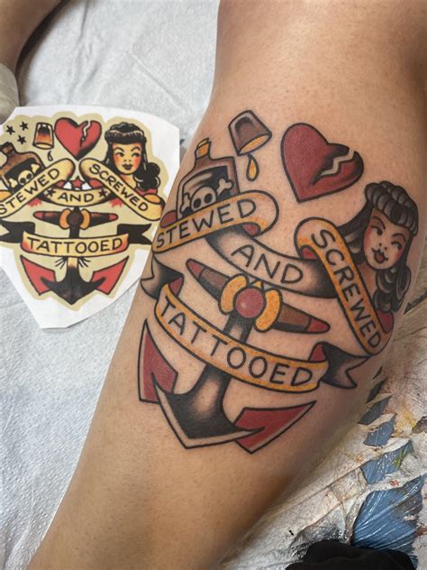 Classic Sailor Jerry Tattoo By Isaac Combs At Chapter One Tattoo San Diego Ca R Tattoos