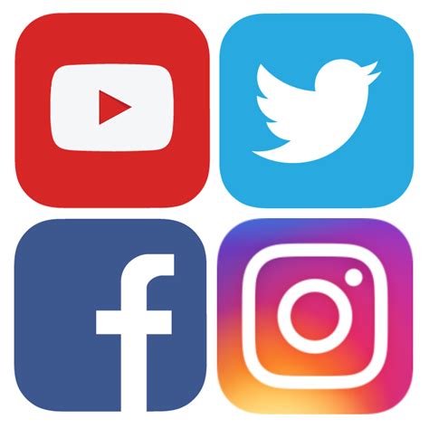 Youtube Facebook Instagram Logo Png Free Download Imagesee